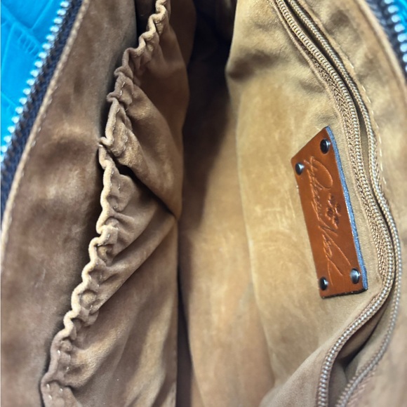 Patricia Nash Norcia Leather Crossbody Excellent Condition - Picture 5 of 6